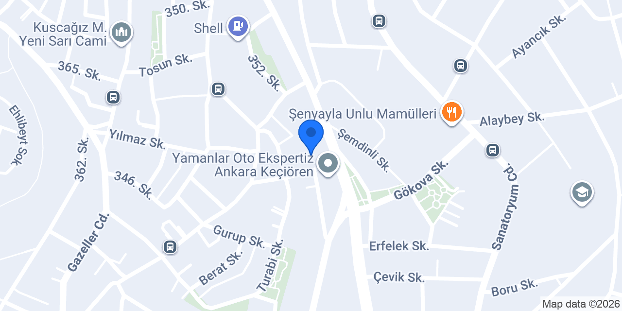 Keçiören İlkokulu konumu