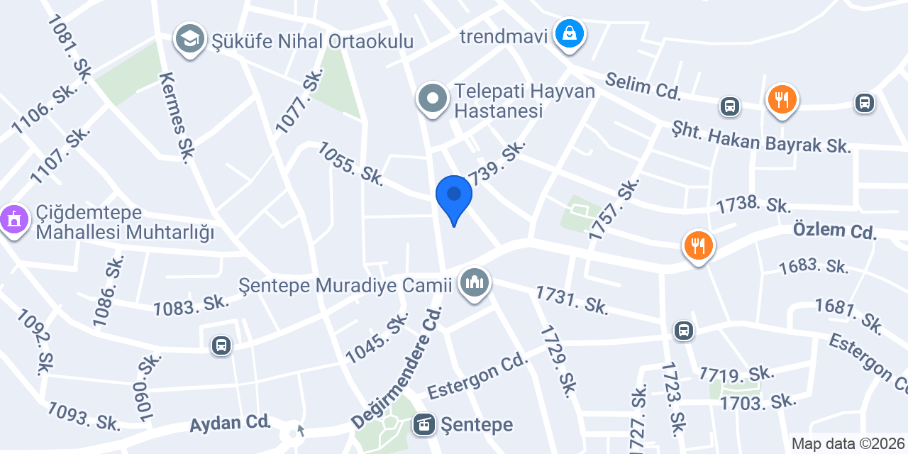 Şeyma Demirci Danışmanlık Merkezi konumu
