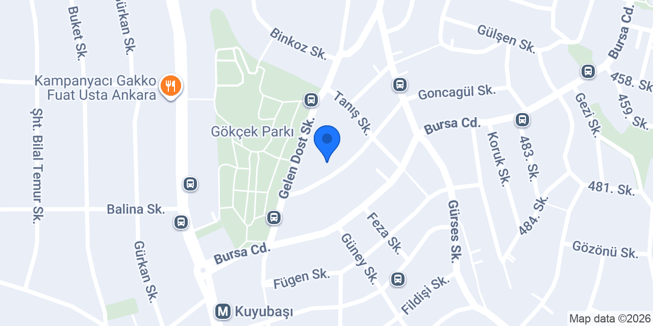 Şenyurt Fırın konumu