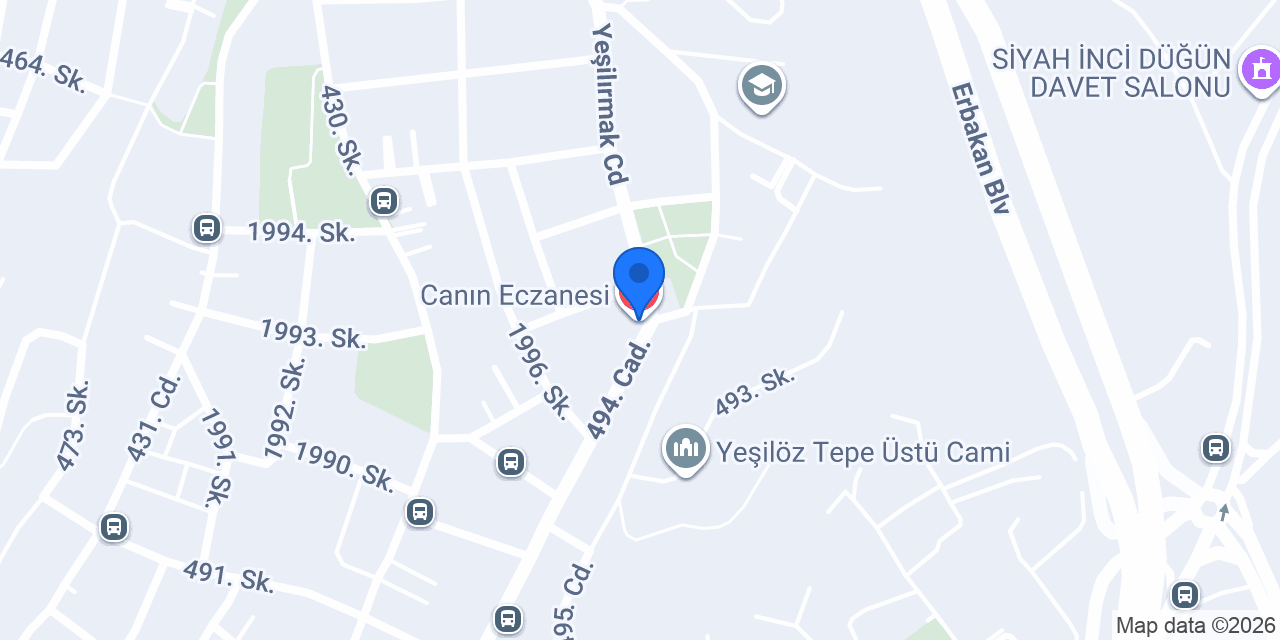 Canın Eczanesi konumu