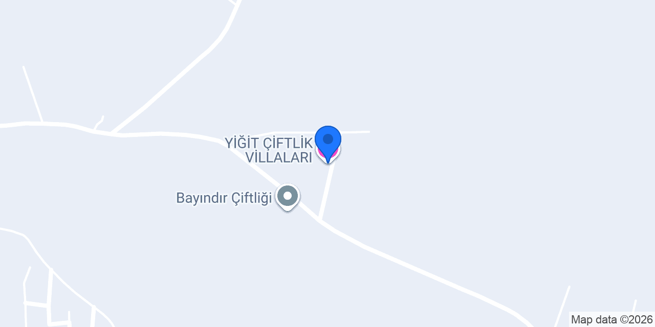 YİĞİT ÇİFTLİK VİLLALARI konumu