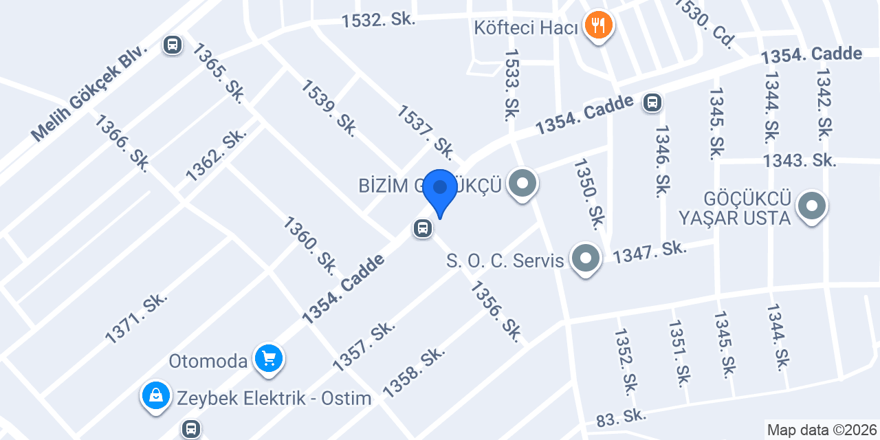 Maydonoz Döner İvedik OSB konumu