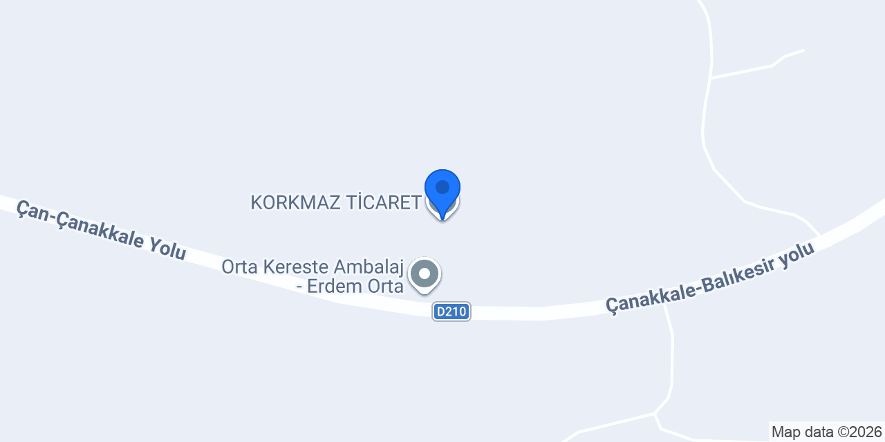 KORKMAZ TİCARET konumu