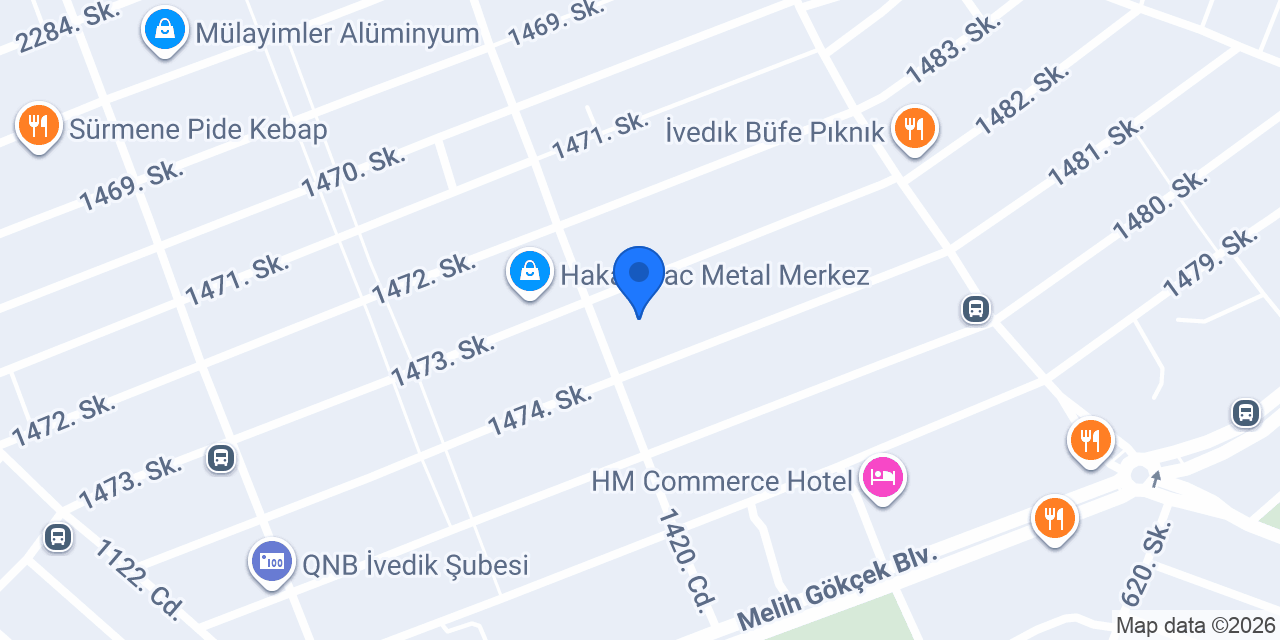 Hüseyin Bilgin Yapı Malzemeleri A.Ş konumu
