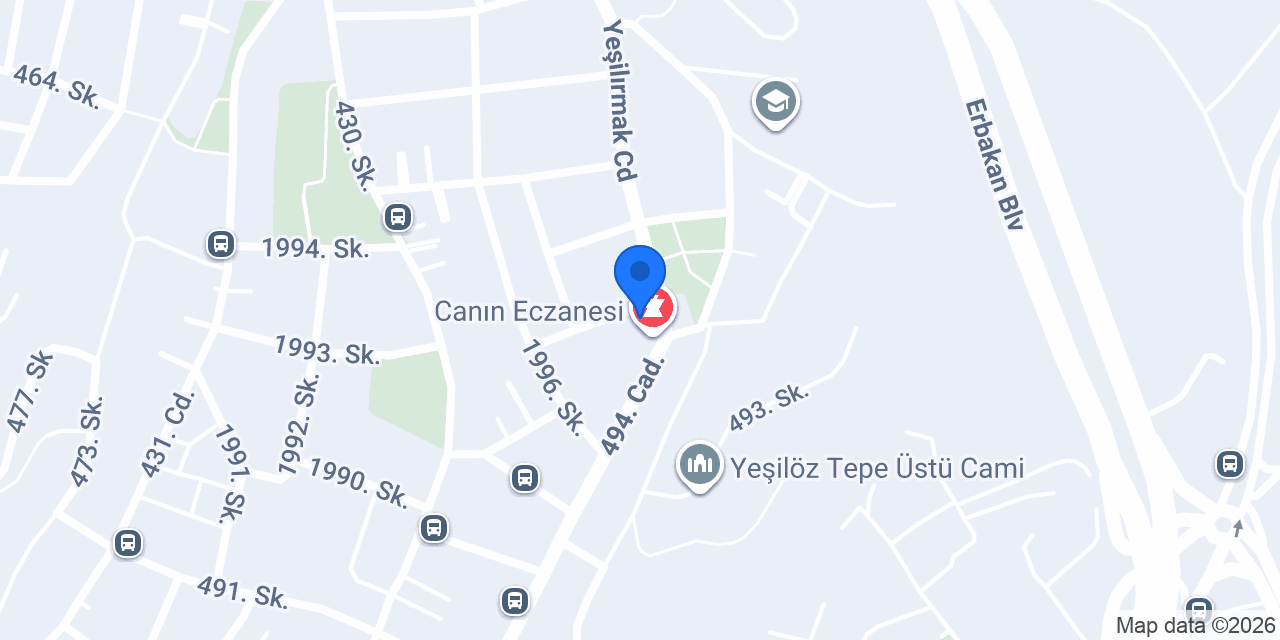 Yeşiltepe petshop konumu
