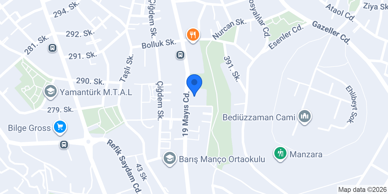 Silam Çorap Çamaşir Terzi konumu