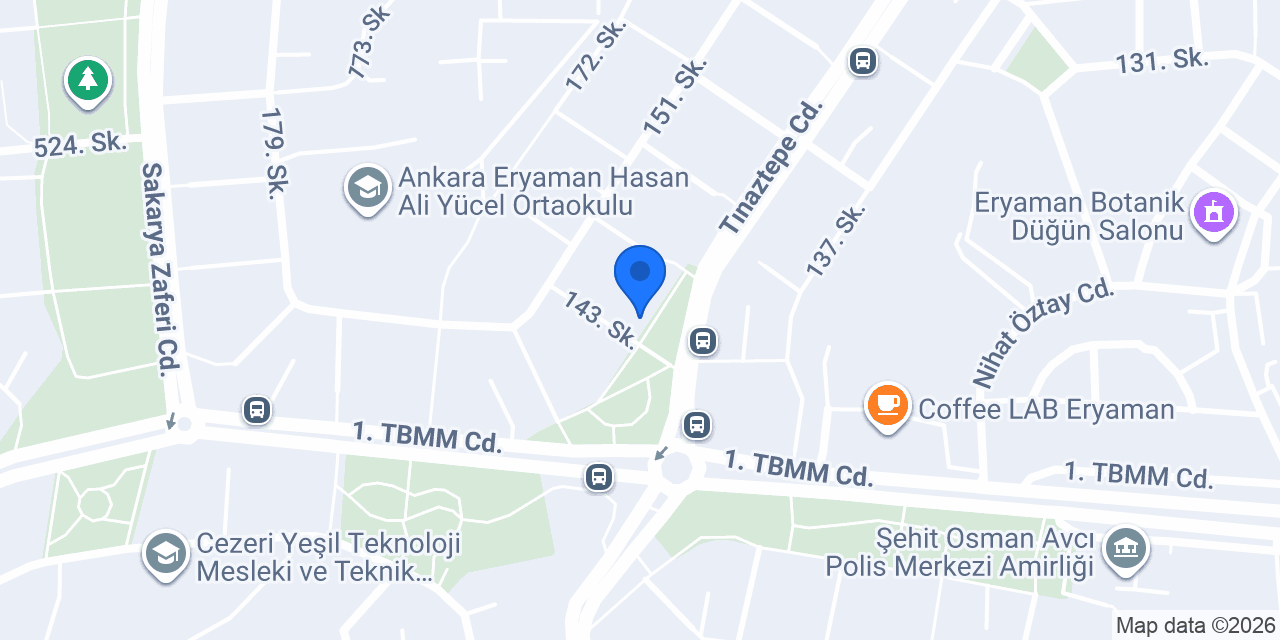 Ofis Emlak-Eryaman konumu