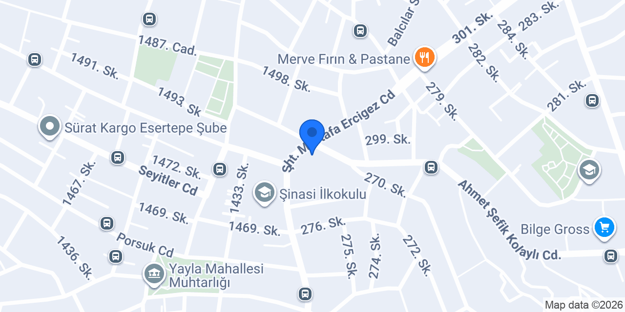 Stil Consept esertepe konumu