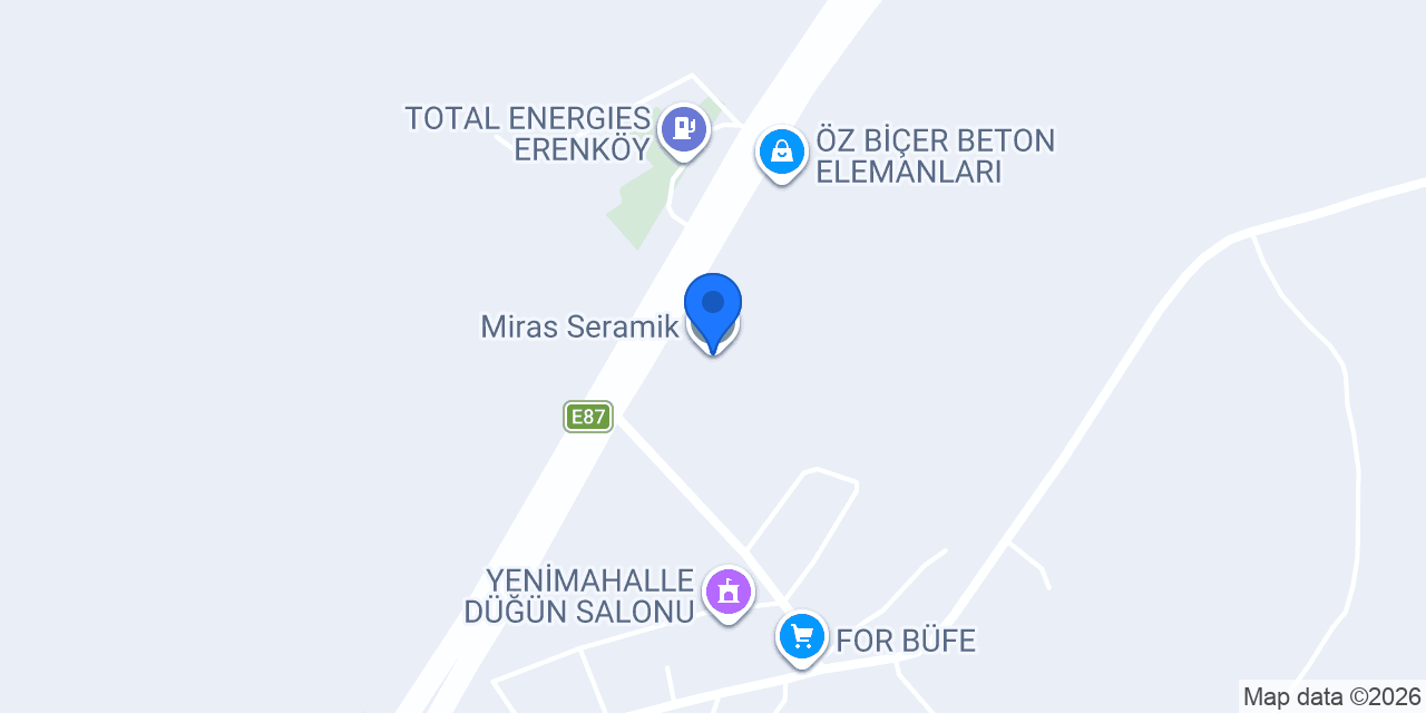 Miras Seramik konumu