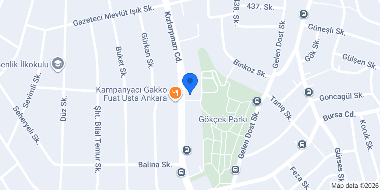 Şekerbank Keçiören Şubesi konumu