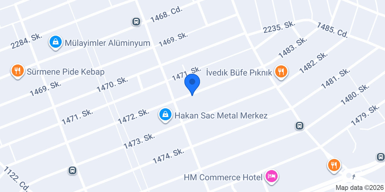 Ayaz Elektrostatik Toz Boya konumu