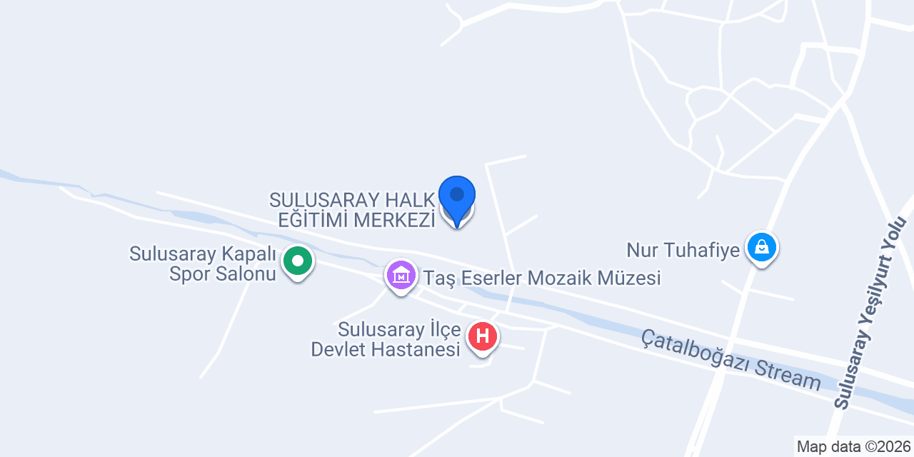 SULUSARAY HALK EĞİTİMİ MERKEZİ konumu