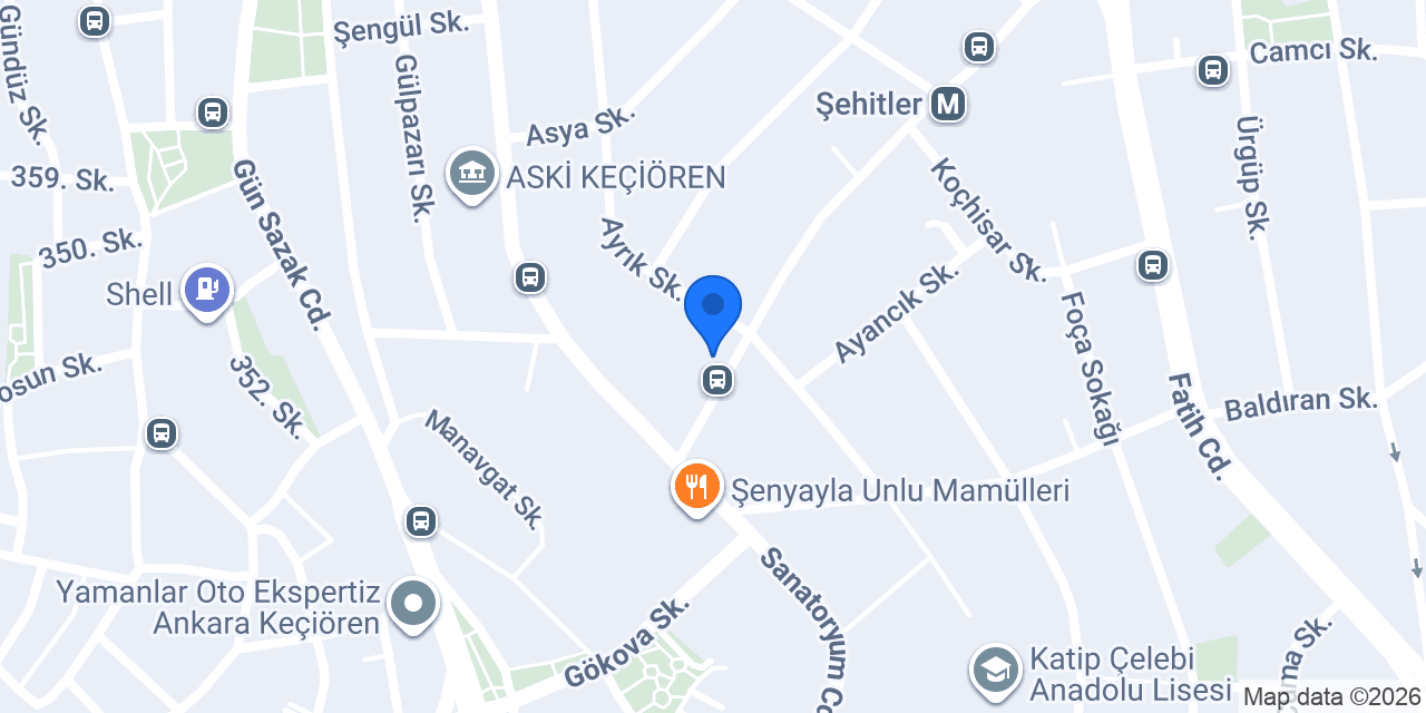 Yonca Takı Tasarım konumu