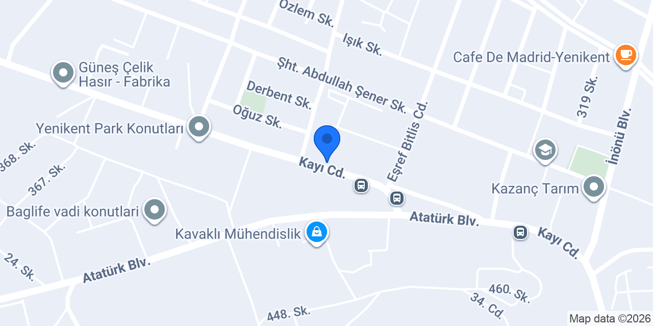 Özc Elektrik konumu