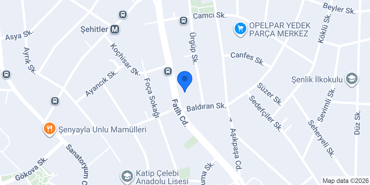 Künefekatmerzade Keçiören konumu