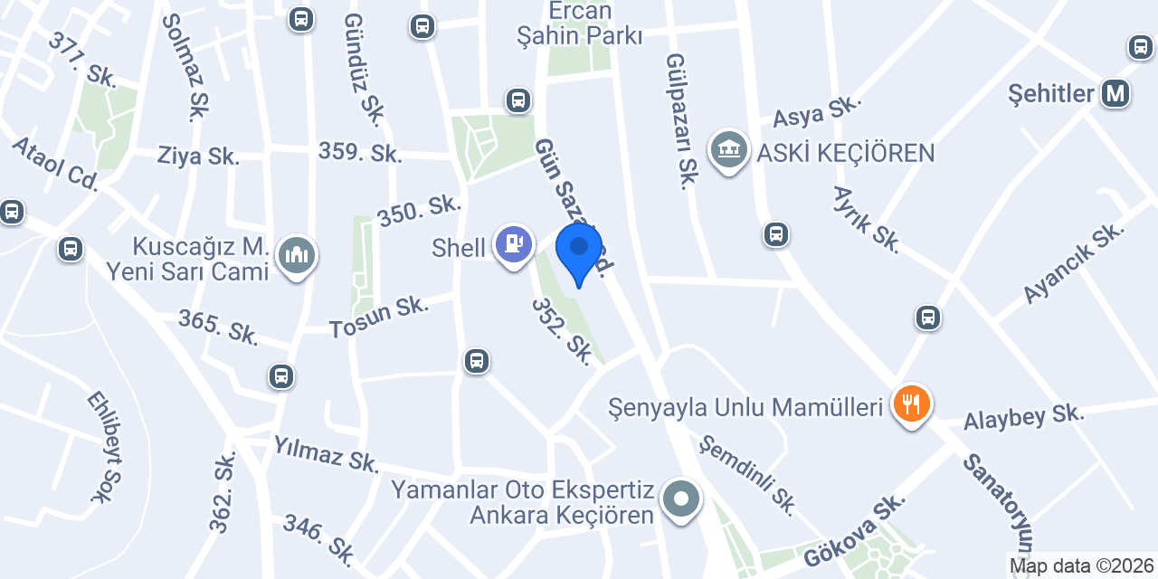 Zeplin Car Keçiören konumu
