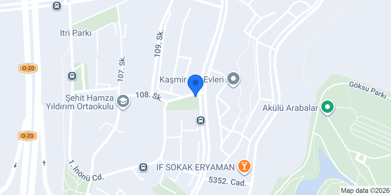 Köşem büfe konumu