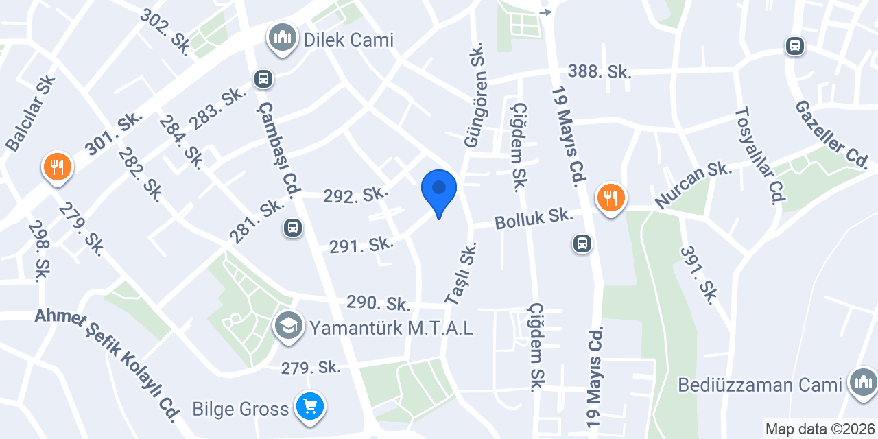 Sıla Market konumu