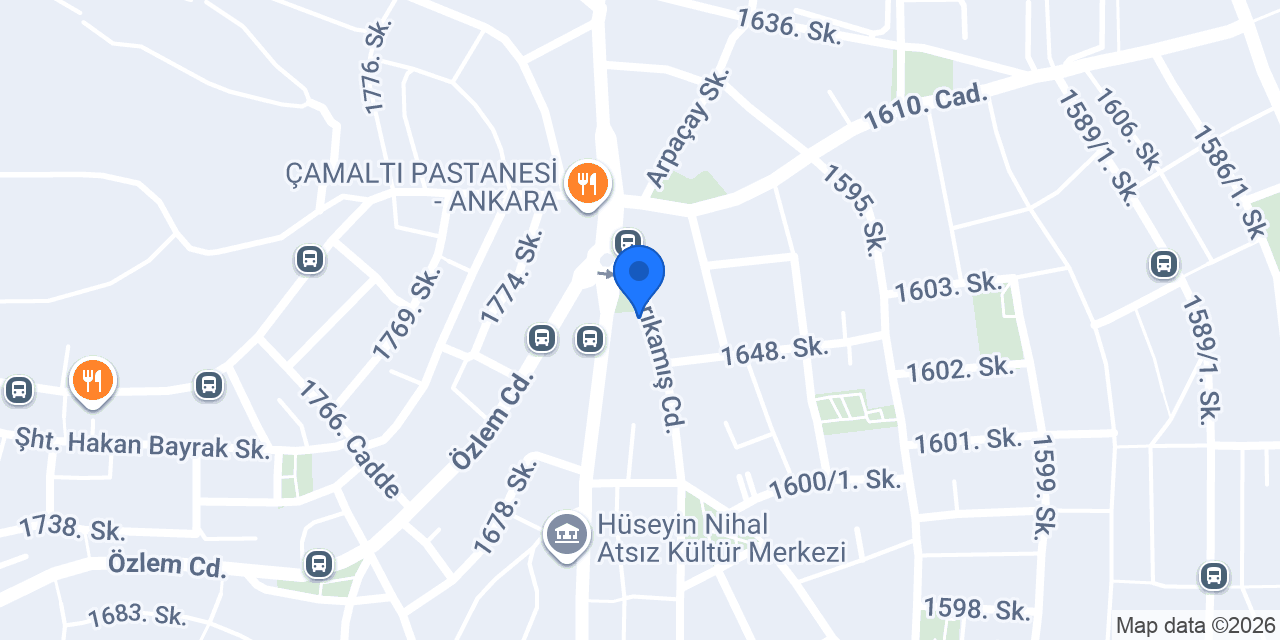 Yayaroğlu Baklava&Kadayıf konumu