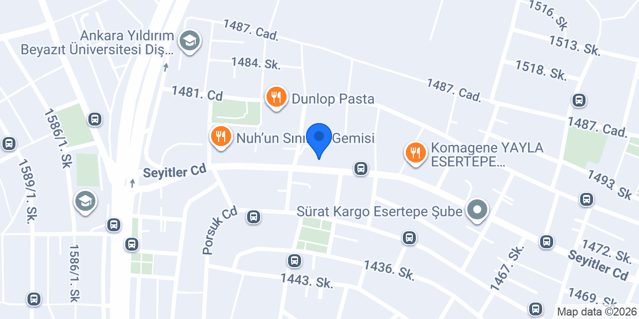 Yurtiçi Kargo Esertepe konumu