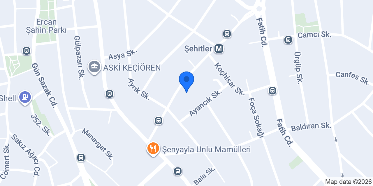 Hanımeli Yufka ve Kadayıf konumu
