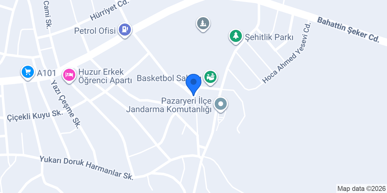Beşeylül İlkokulu konumu