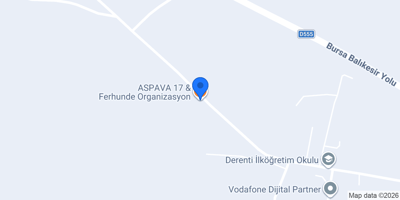 ASPAVA 17 & Ferhunde Organizasyon konumu