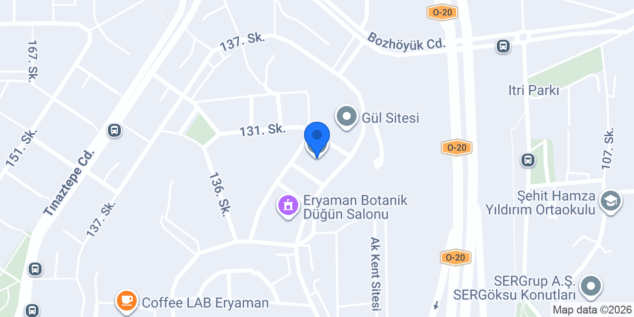 Türkkonut Anaokulu konumu