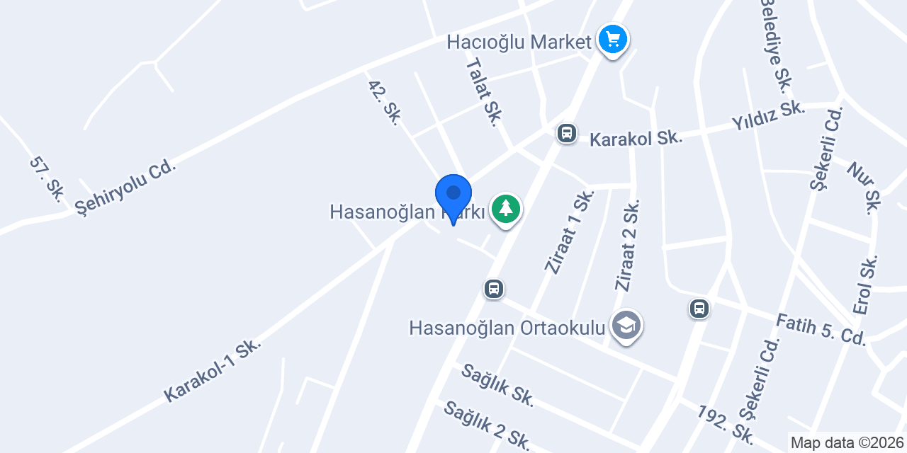 Hasanoğlan Kız Meslek Lisesi konumu