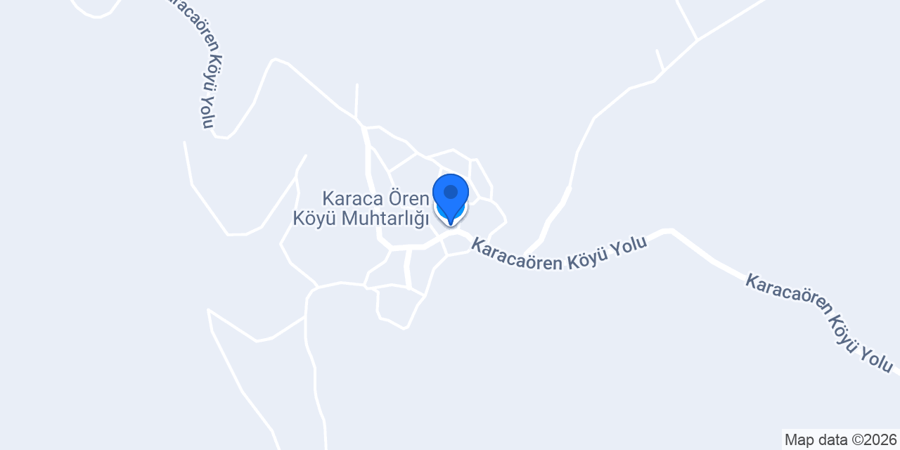 Karaca Ören Köyü Muhtarlığı konumu