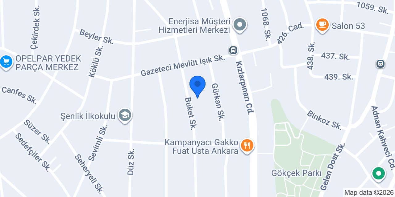 Demirhan Tesisat konumu