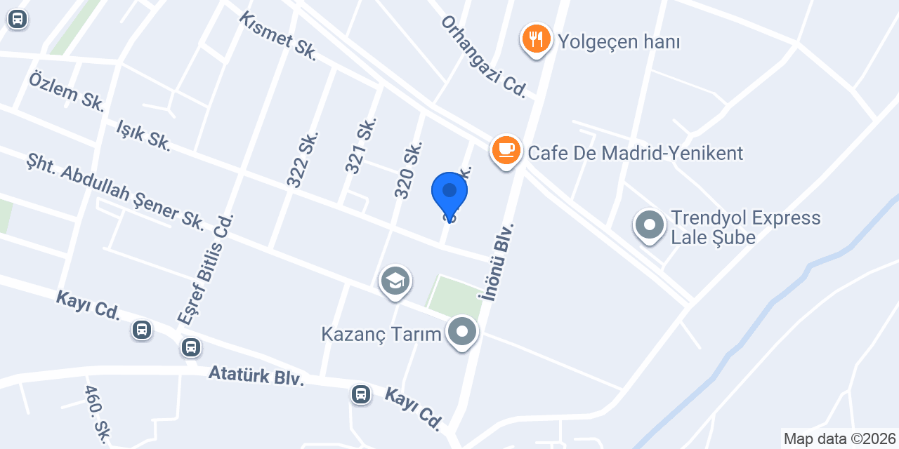 Ada Tesisat Yenikent konumu