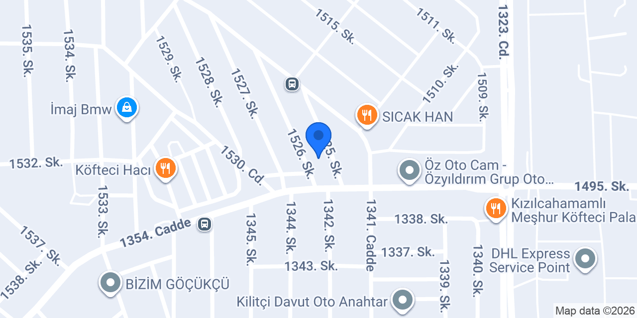 KARAÇAM MOTORLU ARAÇLAR konumu