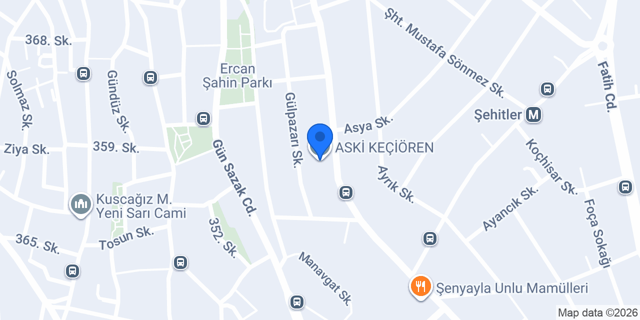 ASKİ KEÇİÖREN konumu