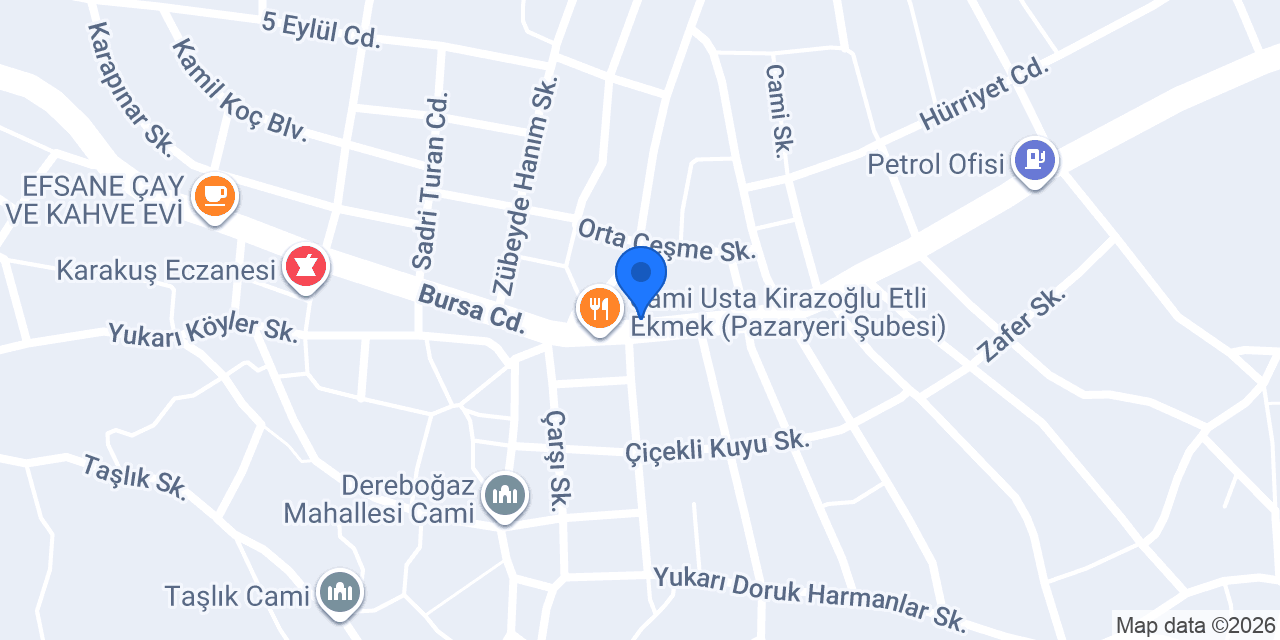 Hayat Eczanesi konumu