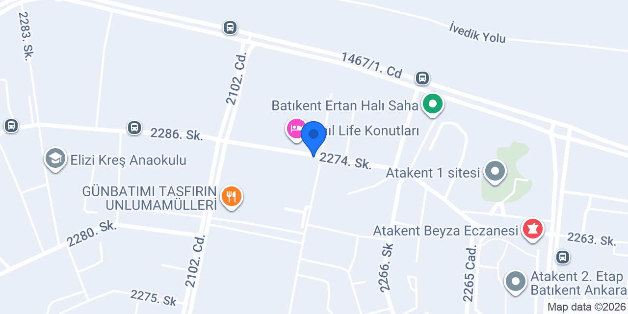 Batı SPA Masaj Merkezi konumu