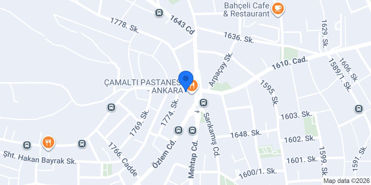 TAN-KIR pide kebap salonu konumu