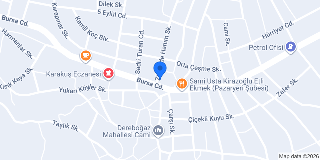 Elibol Lokantası konumu