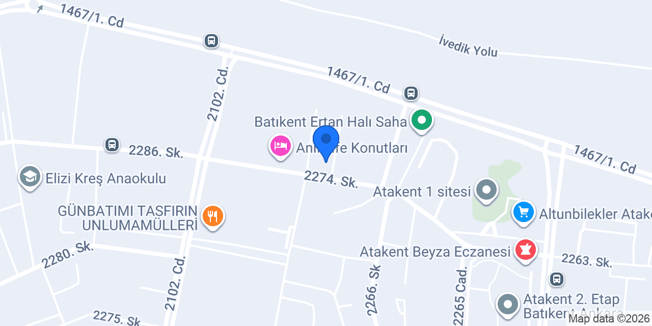 Batıkent Kid's World Anaokulları konumu