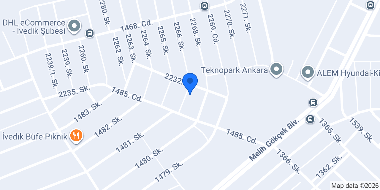 İvedik ipek otomotiv konumu
