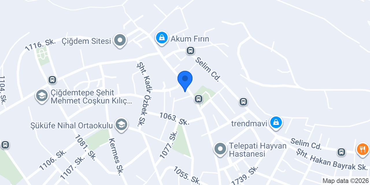 Benli Kitabevi konumu