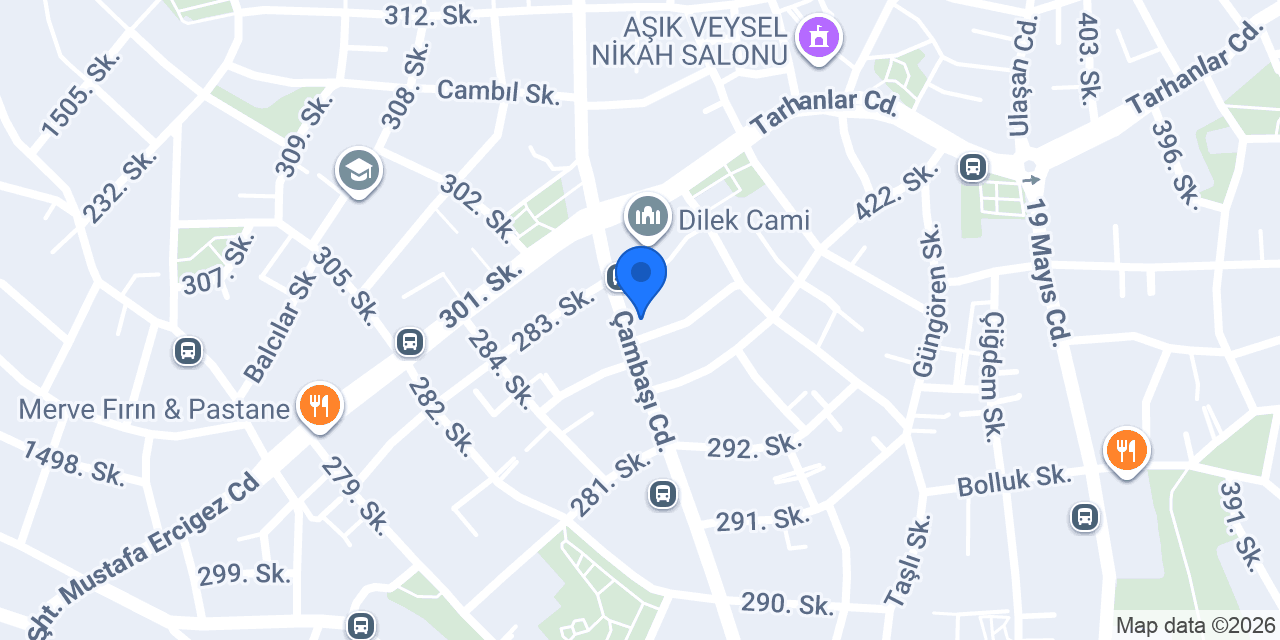 Adres Erkek Kuaförü konumu