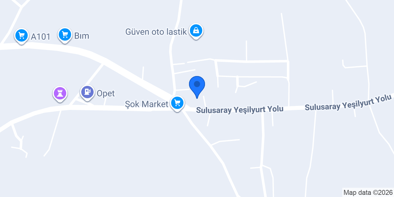 SULUSARAY ATATÜRK İLKOKULU konumu