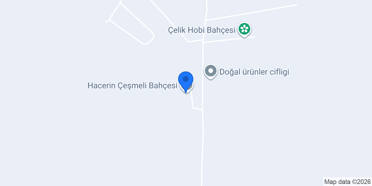 Hacerin Çeşmeli Bahçesi konumu