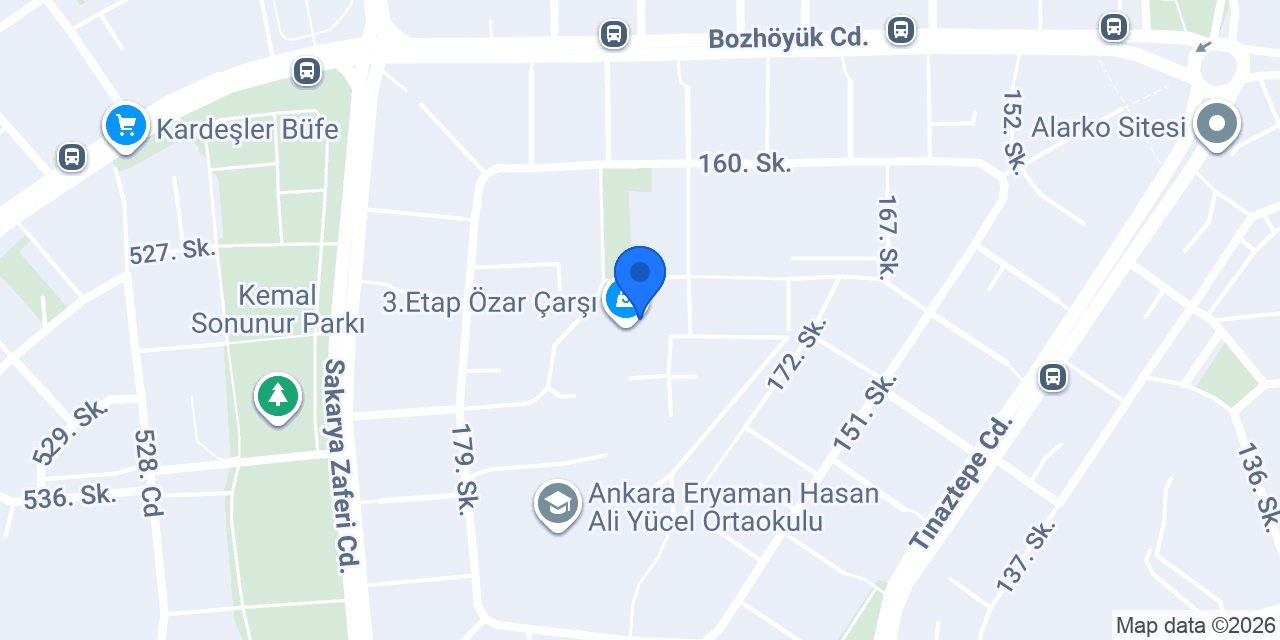 Hamarat Eller konumu