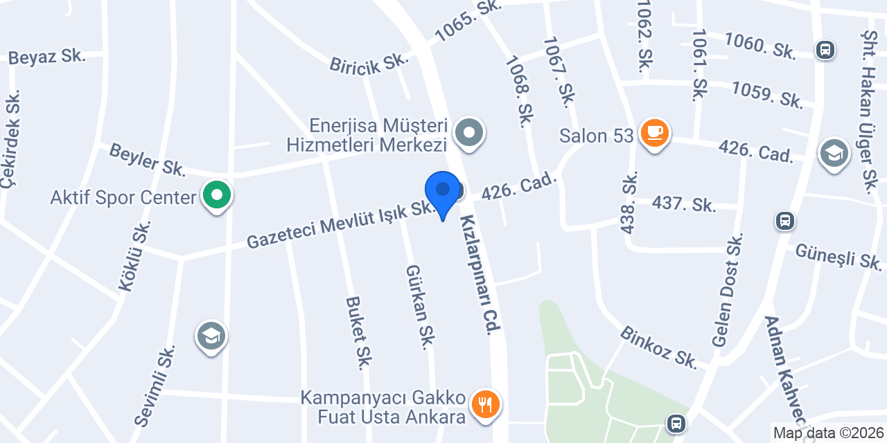 Keçiören Kardeşler Akü konumu