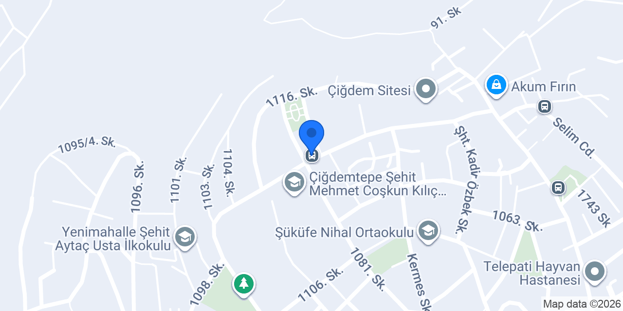 ÇİĞDEMTEPE SPOR HALI SAHASI konumu