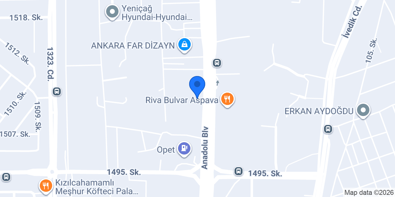 Ovalı Etliekmek İvedik konumu