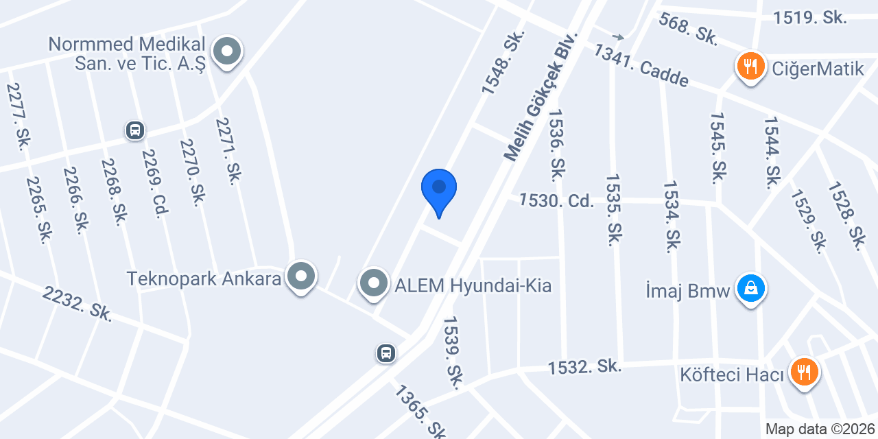 Özgür Otomotiv konumu