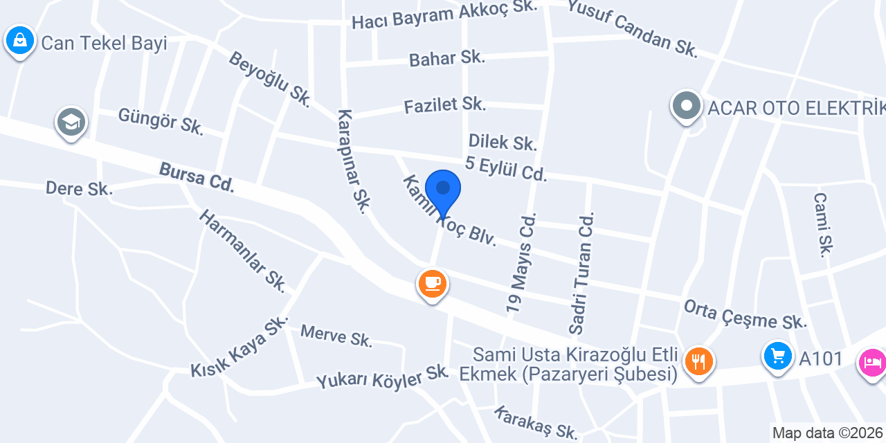 Halk Kütüphanesi konumu